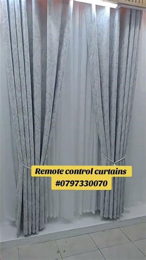 Remote control curtains #trending #lifeisbutadream #homedecor