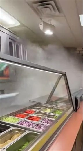 Train Crashes Into Subway Restaurant