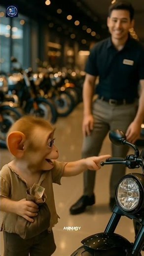 Animacy an emotional story of money 🐵​#shorts #usa #ai