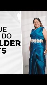 Unique Way To Drape Your Shoulder Pleats | Step-by-step Tutorial On Shoulder Pleats | Dolly Jain