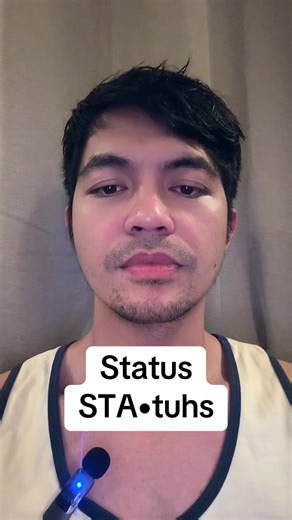 How to Pronounce Status #pronunciation #americanpronunciation #LearnItOnTikTok