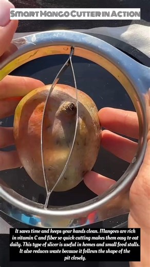Smart Mango Cutter in Action