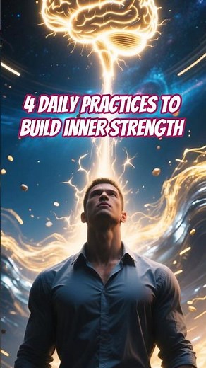 4 Daily Practices to Build Inner Strength #motivation #mindsetshift