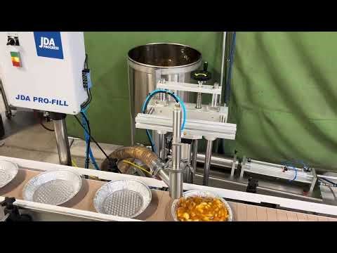 JDA PF200 Automatic Pie Filling Depositor Machine , Volumetric Piston Pump Depositor