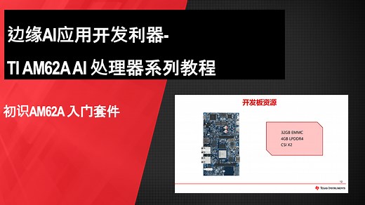 初识AM62A入门套件 | Video | TI.com