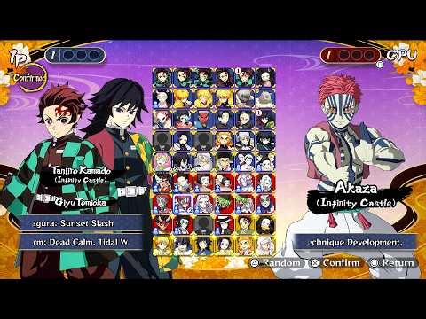 Demon Slayer Hinokami Chronicles 2 - All Characters & Costumes Updated (Tanjiro Infinity Castle DLC)