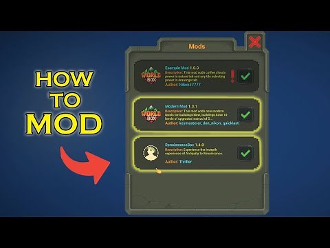 How To Download Mods On Worldbox (Out of date) | Worldbox