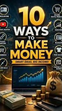 10 Best Ways to Make Money Online in 2026 | Beginner to Pro Income Ideas 💰#viral#