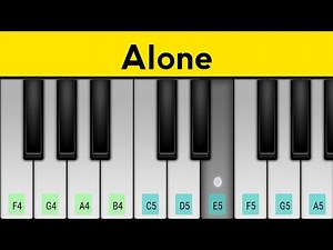 Alone - Alan Walker | Piano Tutorial With Notes