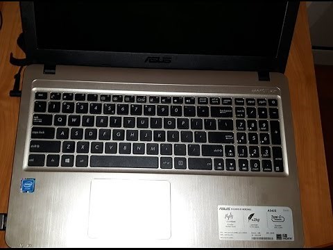 ASUS A540S Windows 10 installation
