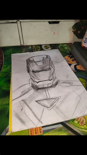 How to draw Iron Man#drawing#trending art♥️