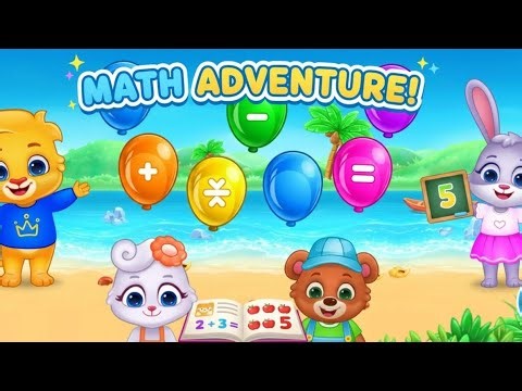 Math Game for Toddlers | Basic Math for Pre-Schoolers | KidsCartoon Official TV