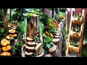Creative Wood Log Ideas That Will Transform Your Garden!