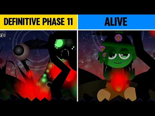 Sprunki Definitive最终第11阶段但新的Alive活着过审版本