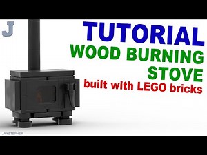 LEGO Tutorial On How To Build A Wood Burning Stove