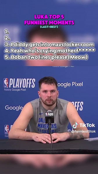 Top 5 Funniest Luka Doncic Moments | Rapping and Boban Shenanigans