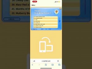 Starfall Sing Along Volume 1