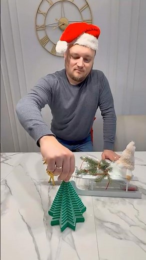 This Collapsible 3D Printed Christmas Tree is So Satisfying 🎅🎄 #3dprinter