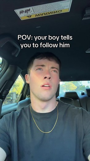 POV: Following Your Friend While Driving