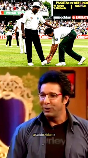 Wasim Akram vs Viv Richards 😱 | Real Cricket Fight Story #cricket #shorts