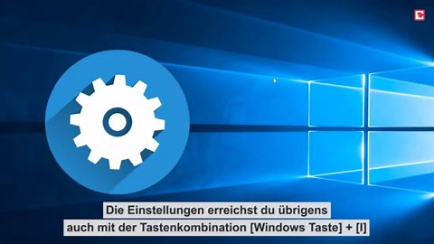 Windows 10: System-Einstellungen öffnen