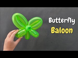 balloon animals. how to make balloon animals BUTTERFLY. balloon animals for beginners.