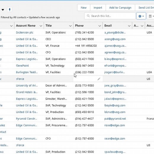 How to change sharing settings and column widths of a listview for an object in your org?