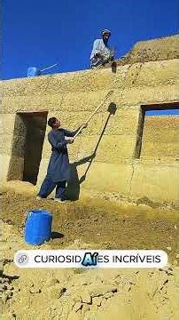 ESSA CASA DE BARRO É MAIS RESISTENTE QUE CONCRETO? #curiosidades #shorts