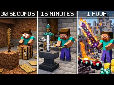 IVE BUILT 3 SWORDS IN 30 SECONDS AND 15 MINUTES AND AN HOUR!