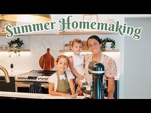 A BUSY, SUMMER DAY IN OUR LIFE | BAKING | SHOPPING | #homemaking #mennonitemom