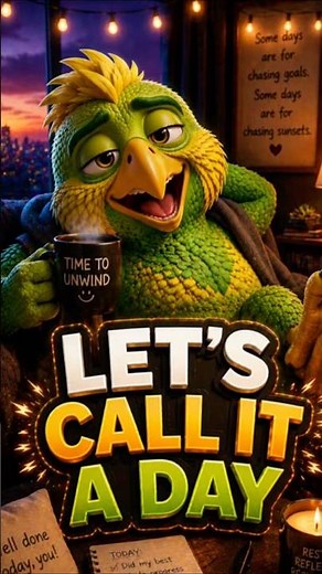 Let’s call it a day 🌙 sound fluent in English with Saylo 🦜