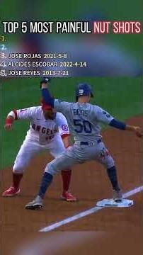 TOP 5 MOST PAINFUL NUT SHOTS #mlb #baseball