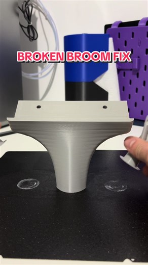 Fix Your Broom with a 3D Printed Adapter