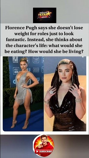 Florence Pugh: "I don't lose weight to look fantastic" 😳🎬