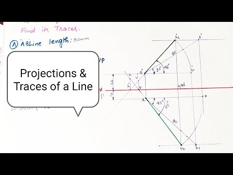 Projections Of a line & it's Traces