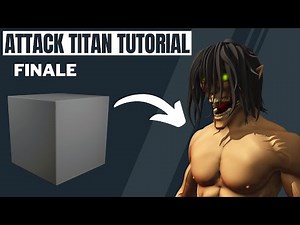 How to make Eren's ATTACK TITAN in 3D using Blender