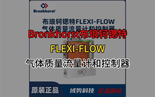 Bronkhorst布琅轲锶特FLEXI-FLOW气体质量流量计和控制器