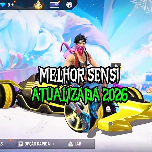 SENSI ATUALIZADA 2026 🎯 NOVA ATUALIZAÇÃO! a MELHOR SENSIBILIDADE COM E SEM DPI PARA SUBIR CAPA!!