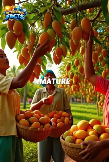Fact about Mango Trees 🥭 #facts #trees #mango #nature