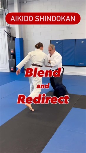 Blend and redirect. #aikido #yoshinkanaikido #oakvilleontario #burlingtonontario #mississauga