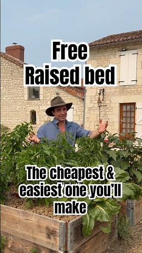The Cheapest & Easiest raised bed you can make