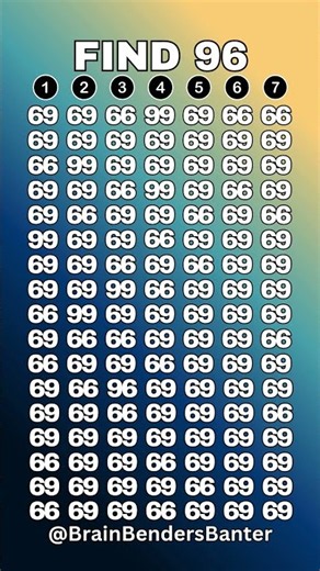 Can you beat the clock? Find the hidden number! #fastpaced #brainteaser #shorts
