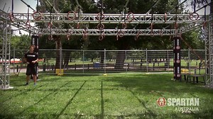 MULTI RIG PRO TIP! 👇👇 The Side Traverse is a great technique that works equally well on either the rings section of the Multi Rig or the Monkey Bars. By working sideways and using a two handed traverse, you can minimise the overall time spent hanging from the rings with one arm and maximise your overall grip. Check out more training tips here ➡️ https://bit.ly/2LBWj0y | Spartan Race Australia/NZ