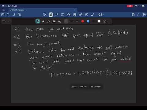 19. Calculating the Forward Rate (Foreign Exchange Trading)