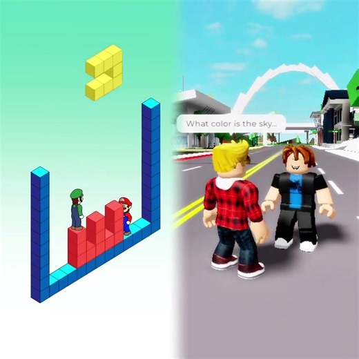 What color is the sky Song Prank 😂🎶 #shorts #roblox #robloxshorts