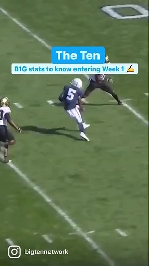 14K views · 34 reactions | Get ready for Week 1 with these  key B1G stats. | Big Ten Network | Facebook