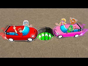 The Tiniest Speed Boost Hole Race In GTA 5...