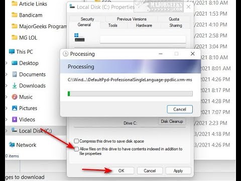 How to Disable Indexing in Windows 11
