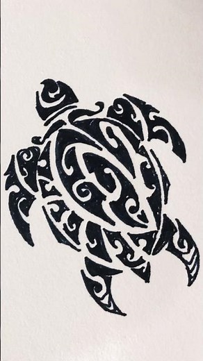 Sea Turtle Tattoo Design: Speed Art & Meaning