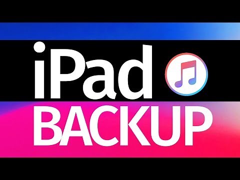 How to Backup iPad using iTunes in your computer (PC & Mac) iPad mini iPad Pro iPad Air